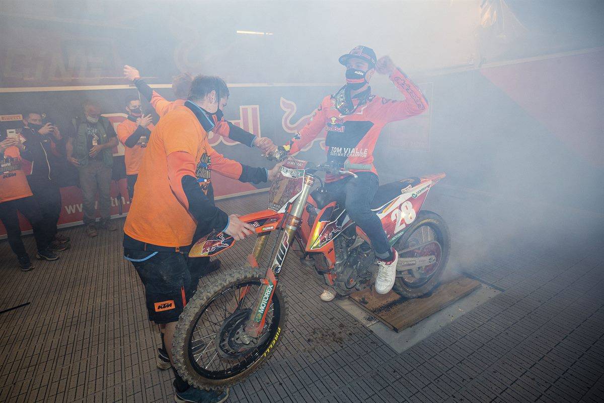 TOM VIALLE KTM 250 SX-F 2020 PIETRAMURATA - WORLD CHAMPION
