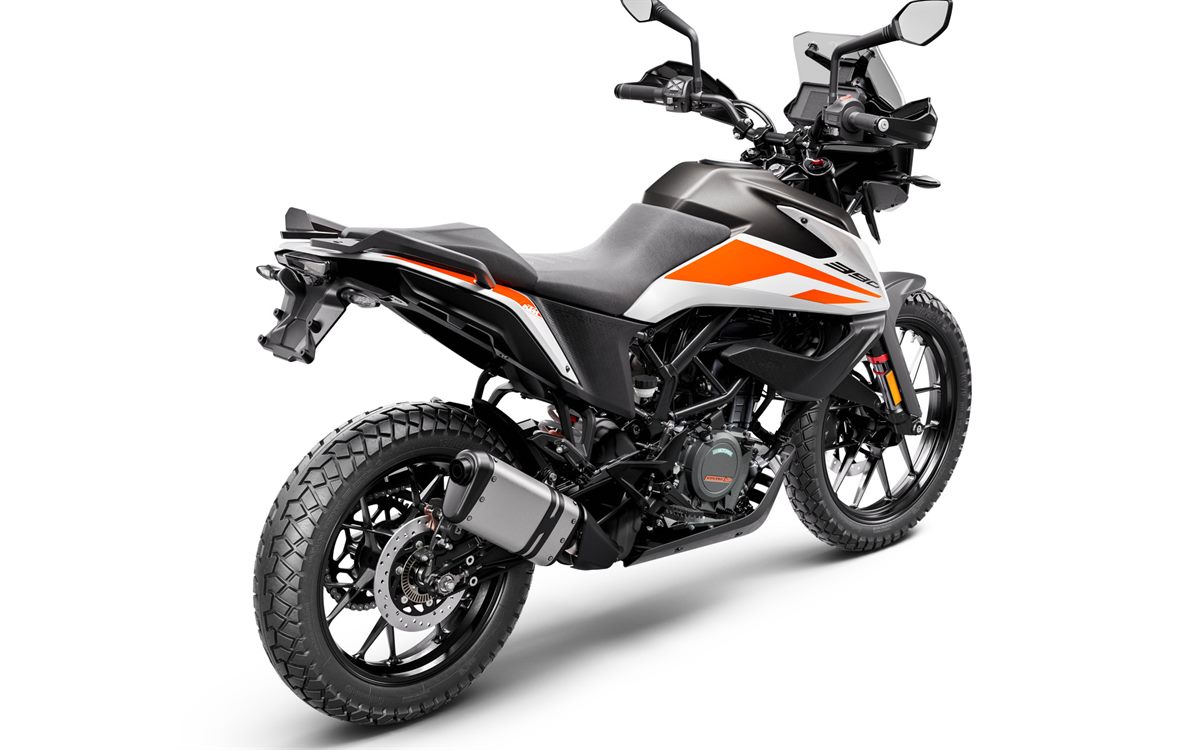 KTM 390 ADVENTURE MY20 White - rear-right
