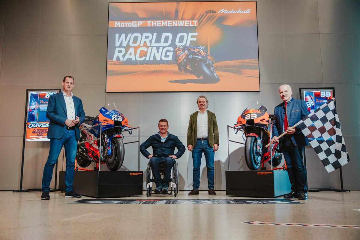 Eröffnung der neuen MotoGP™ Themenwelt in der KTM Motohall