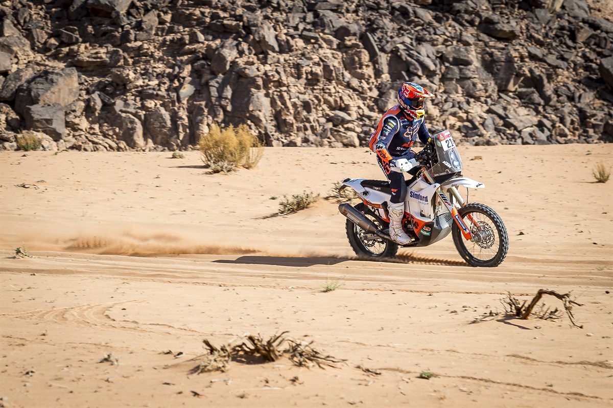 Daniel Sanders - KTM Factory Racing - 2021 Dakar Rally Stage Eight