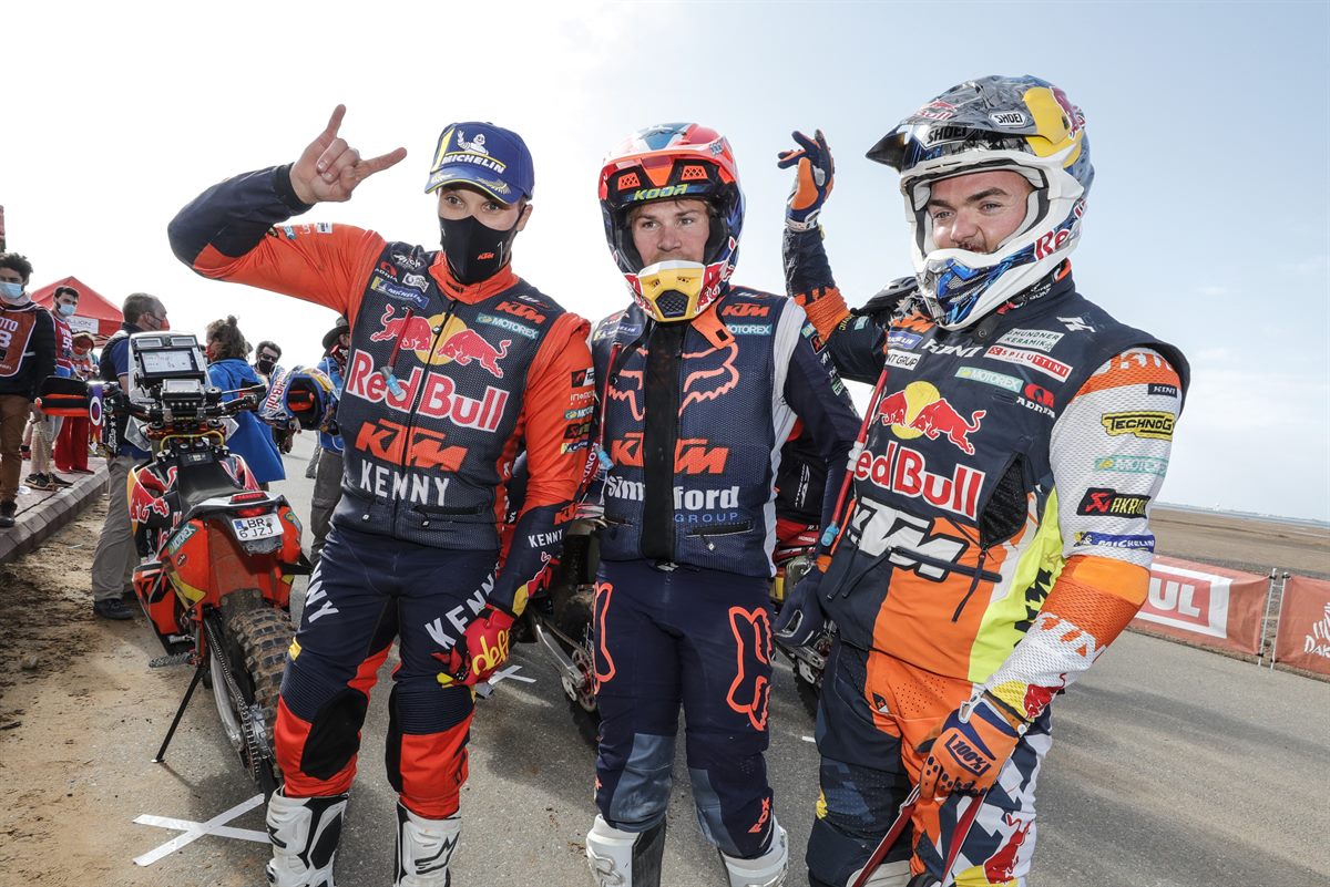 Sam Sunderland, Daniel Sanders, Matthias Walkner - Red Bull KTM Factory Racing - 2021 Dakar Rally
