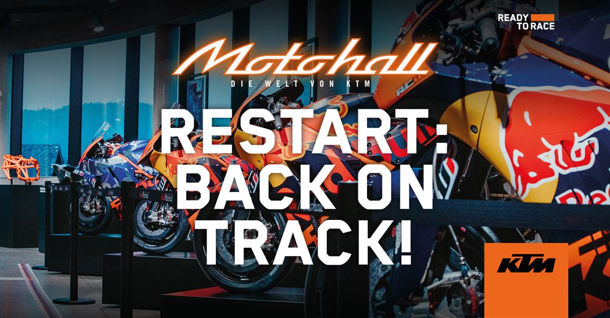 Restart in der KTM Motohall