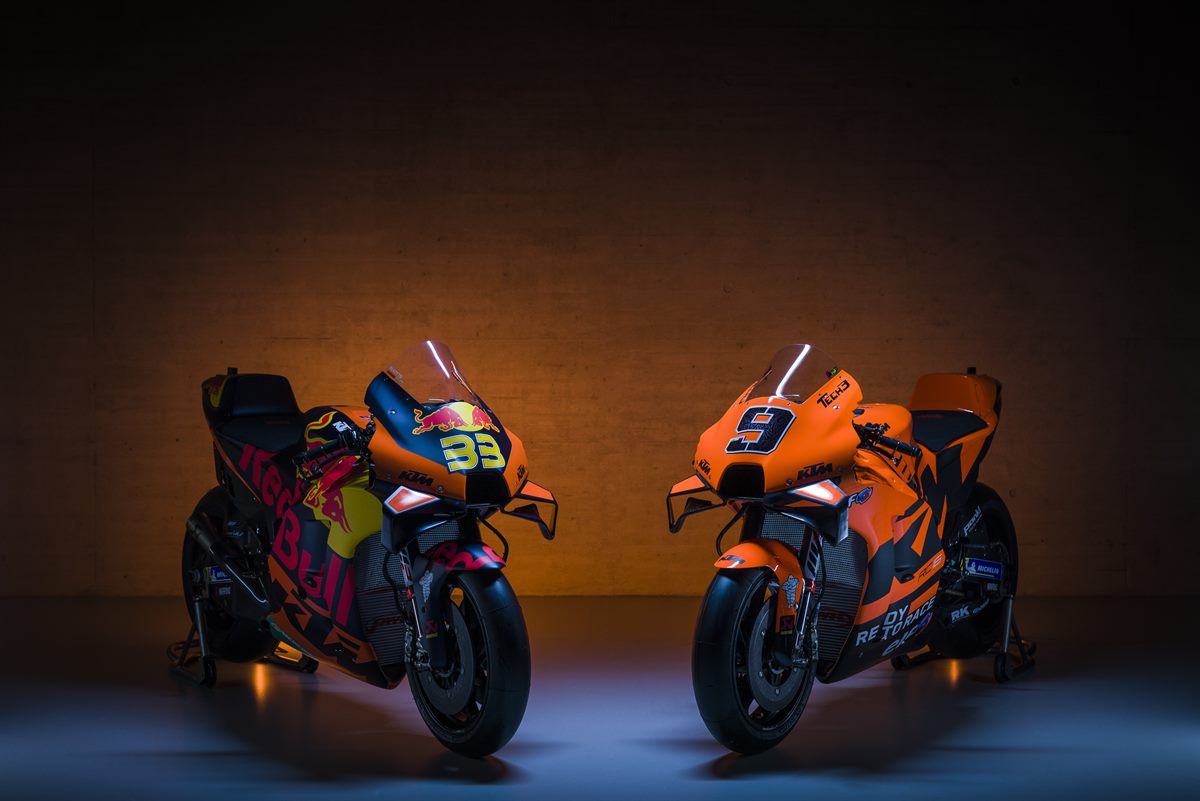 2021 MotoGP KTM RC16s