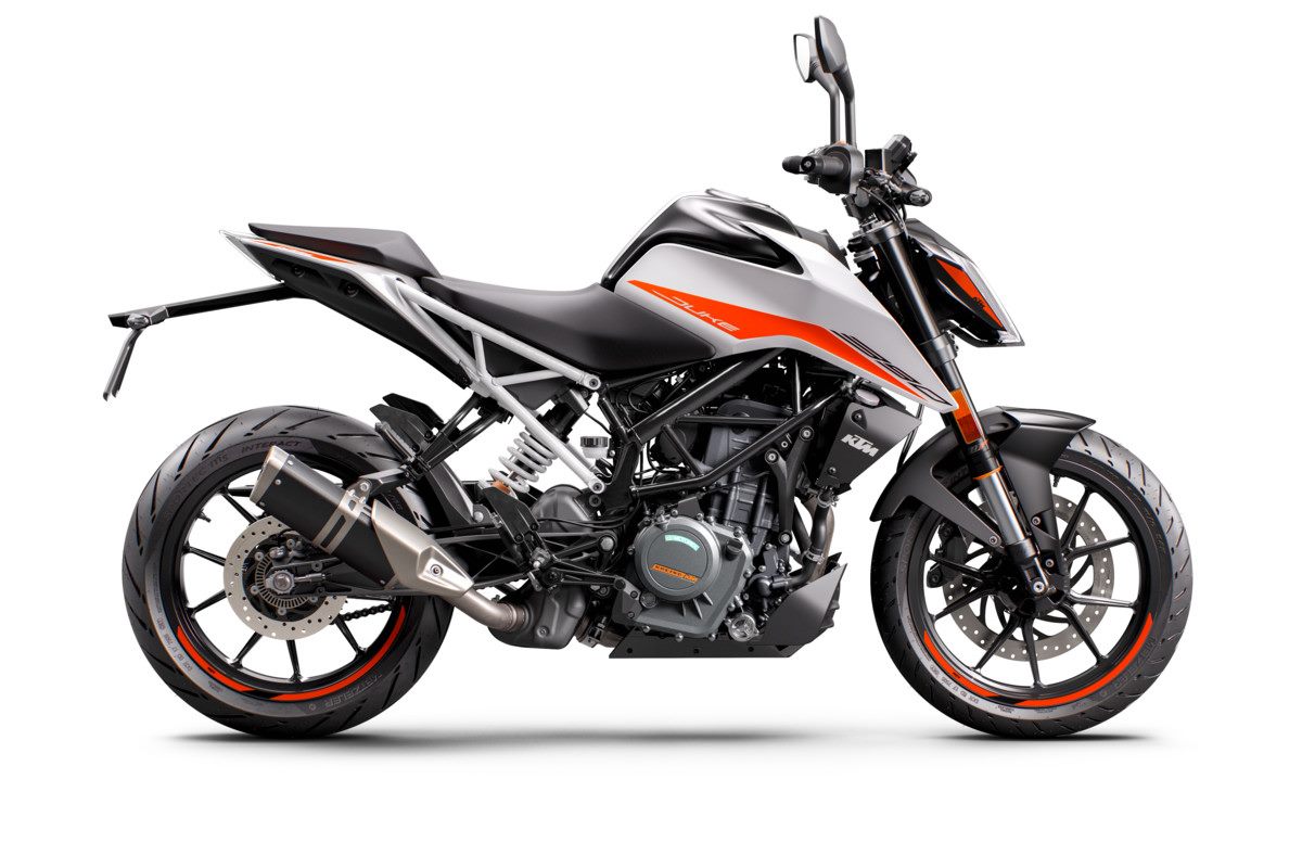 KTM 390 DUKE - right white