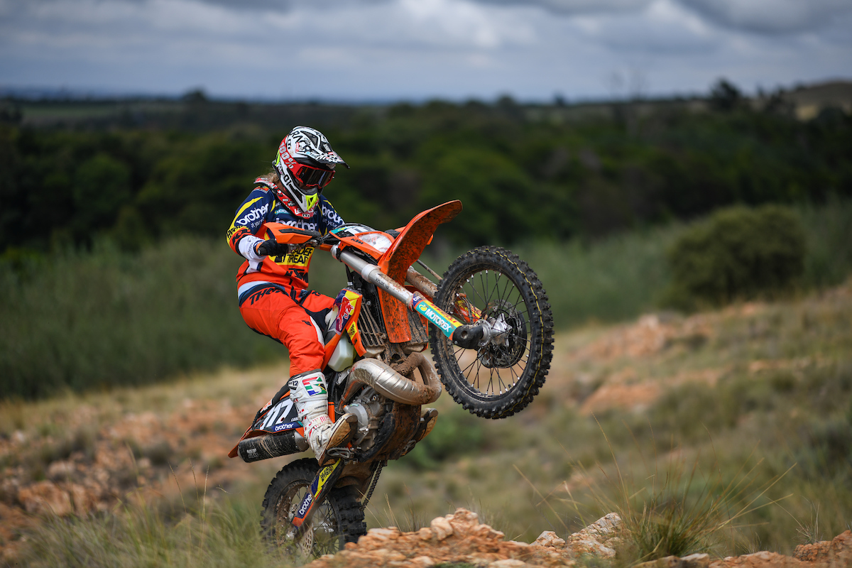 South Africas Enduro Queen Kirsten Landman.