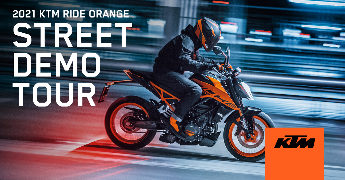 KTM RIDE ORANGE STREET DEMO 2021