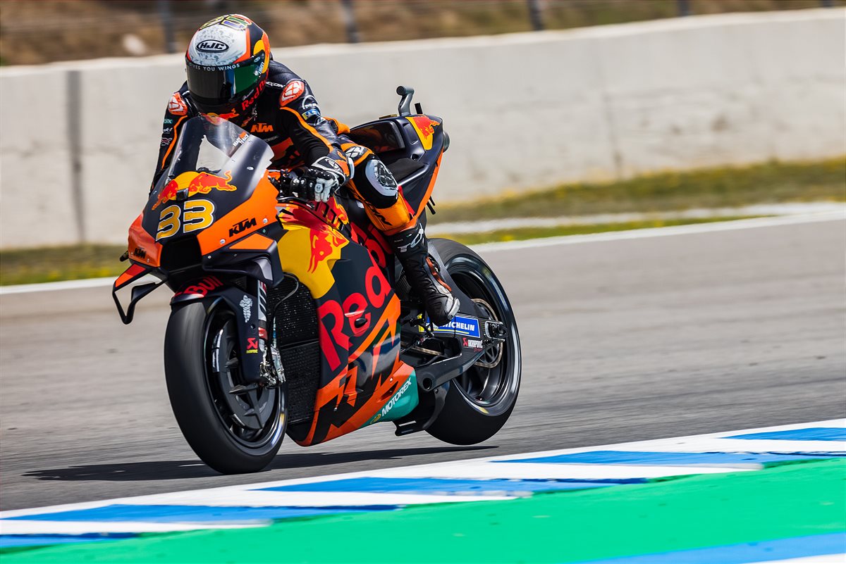 Brad Binder KTM 2021 MotoGP Spain Qualification