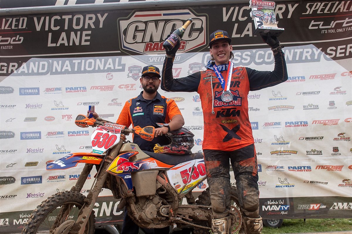 BEN KELLEY PODIUM - GNCC RD6