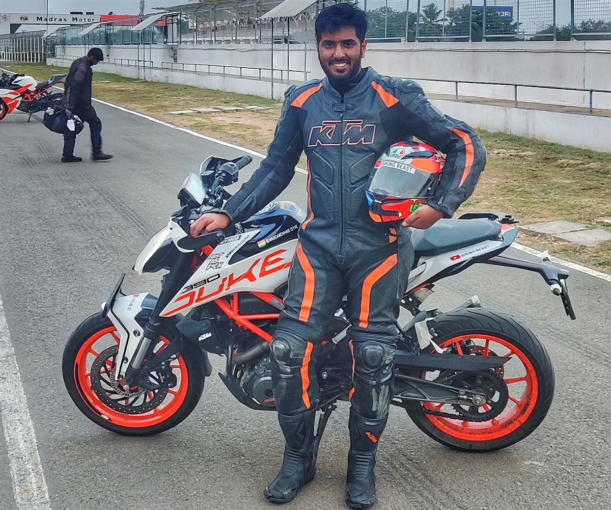 Bernard Mascarenhas, India, KTM 390 DUKE
