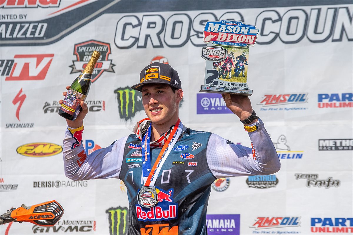 BEN KELLEY PODIUM - GNCC RD8