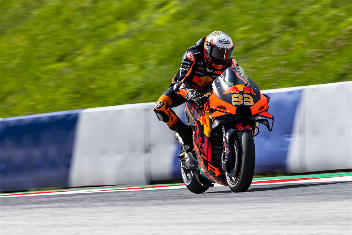 Brad Binder KTM 2021 MotoGP Austria Qualification