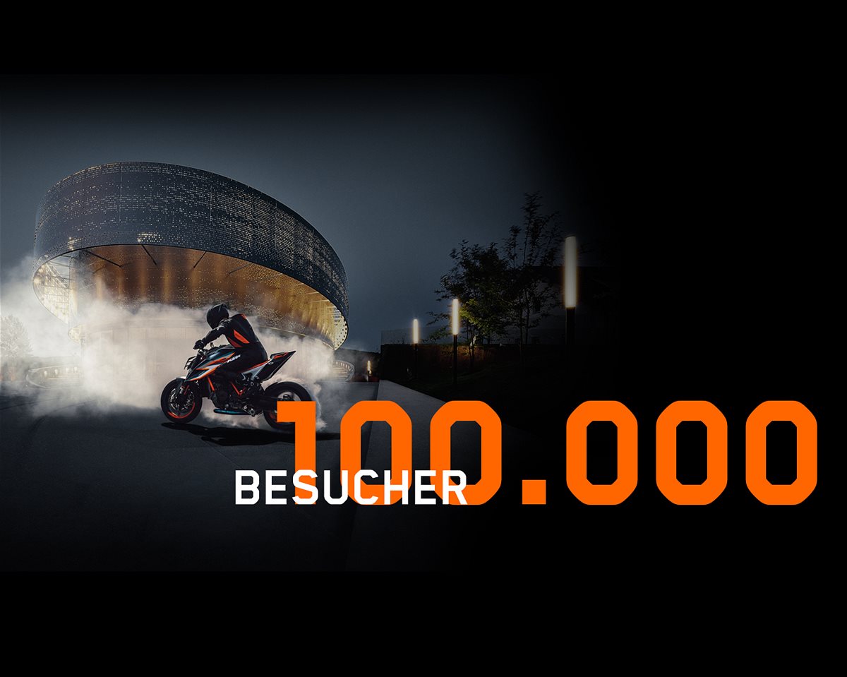 KTM Motohall: 100.000 Besucher