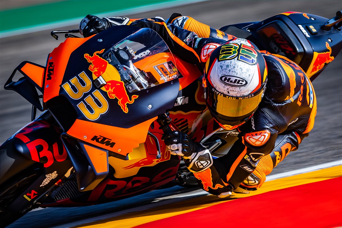 Brad Binder KTM 2021 MotoGP Aragon Qualification