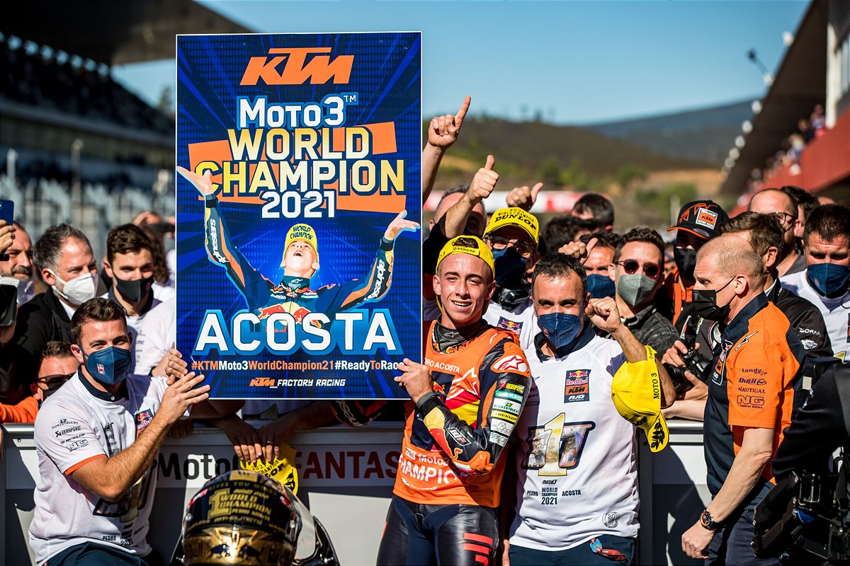 Pedro Acosta Moto3 2021 World Champion