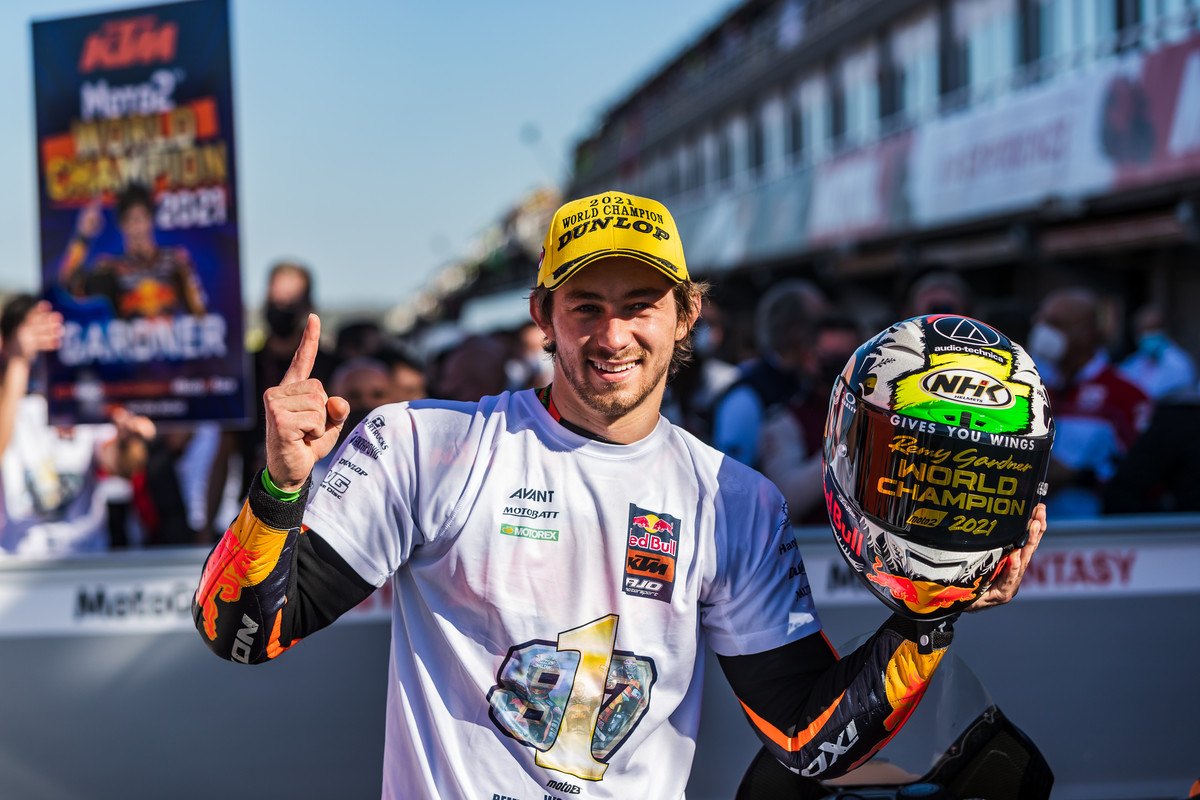 Moto2 World Champion Remy Gardener_2021