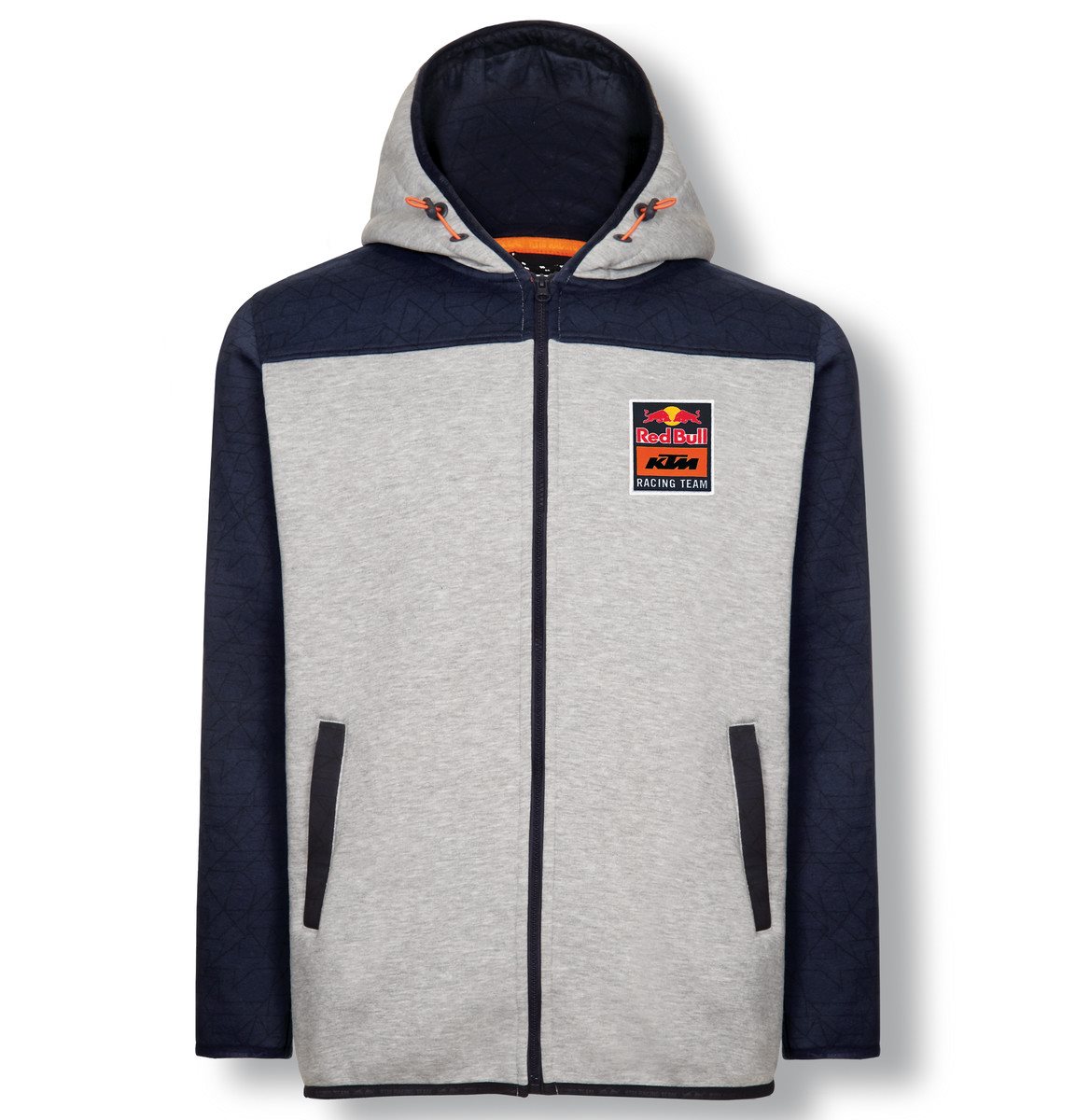 256886_3RB19000040X RB KTM RACING TEAM ZIP HOODIE GREY_front