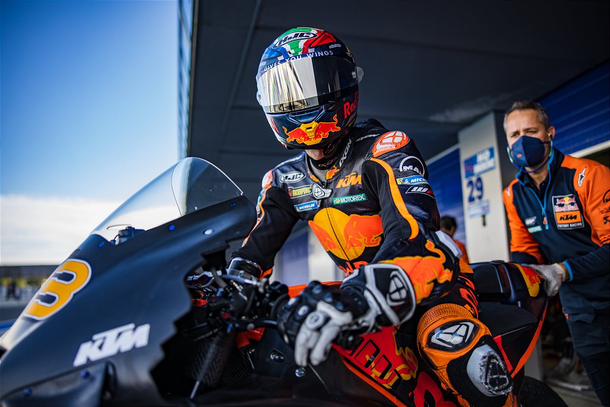 Brad Binder KTM MotoGP 2022 pre-season test
