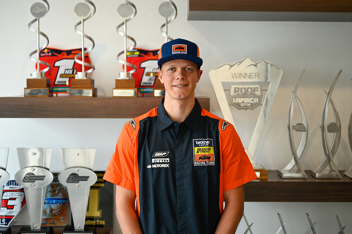 Blake Gutzeit signs wih Brother Leader Tread KTM