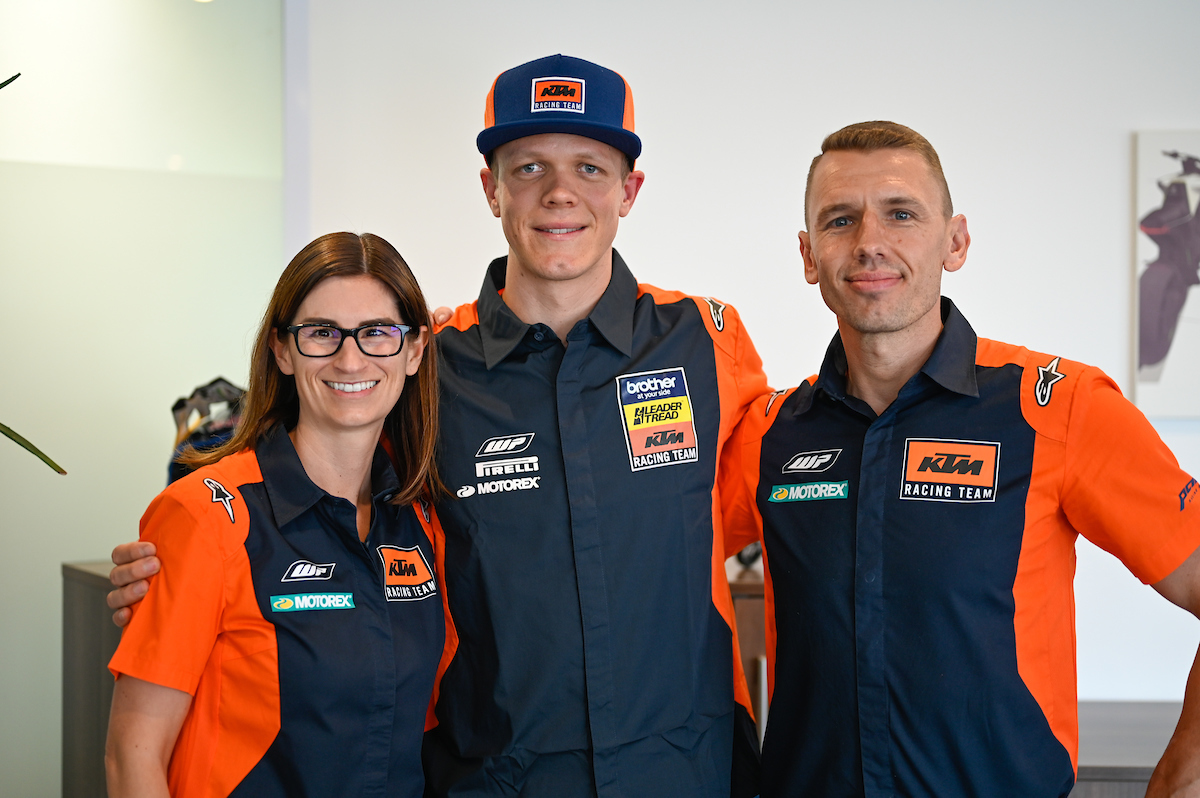 Blake Gutzeit signs wih Brother Leader Tread KTM.