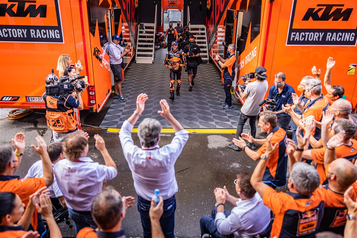 Brad Binder MotoGP race victory at the Red Bull Ring, Austria