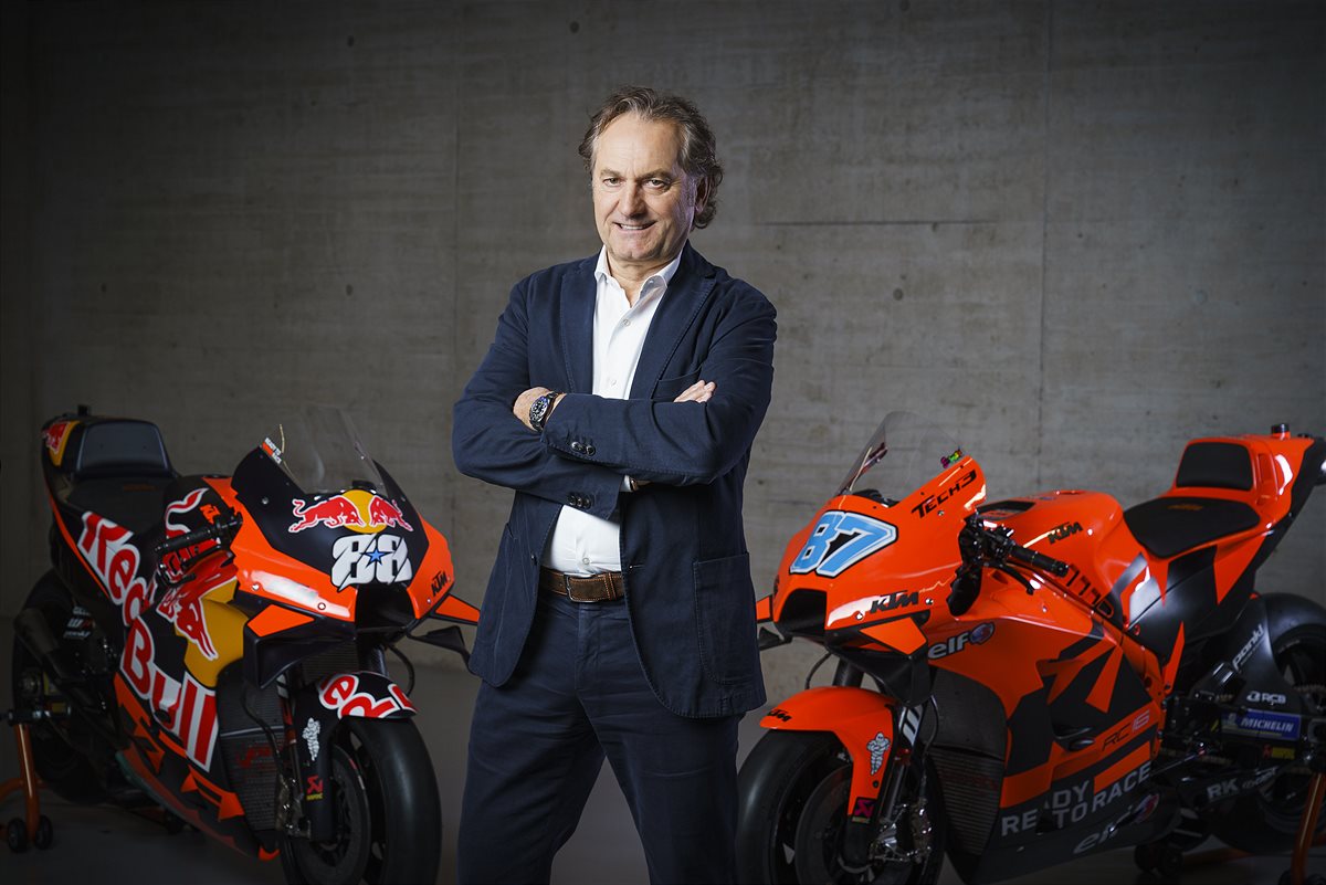 2022 MotoGP launch Hubert Trunkenpolz