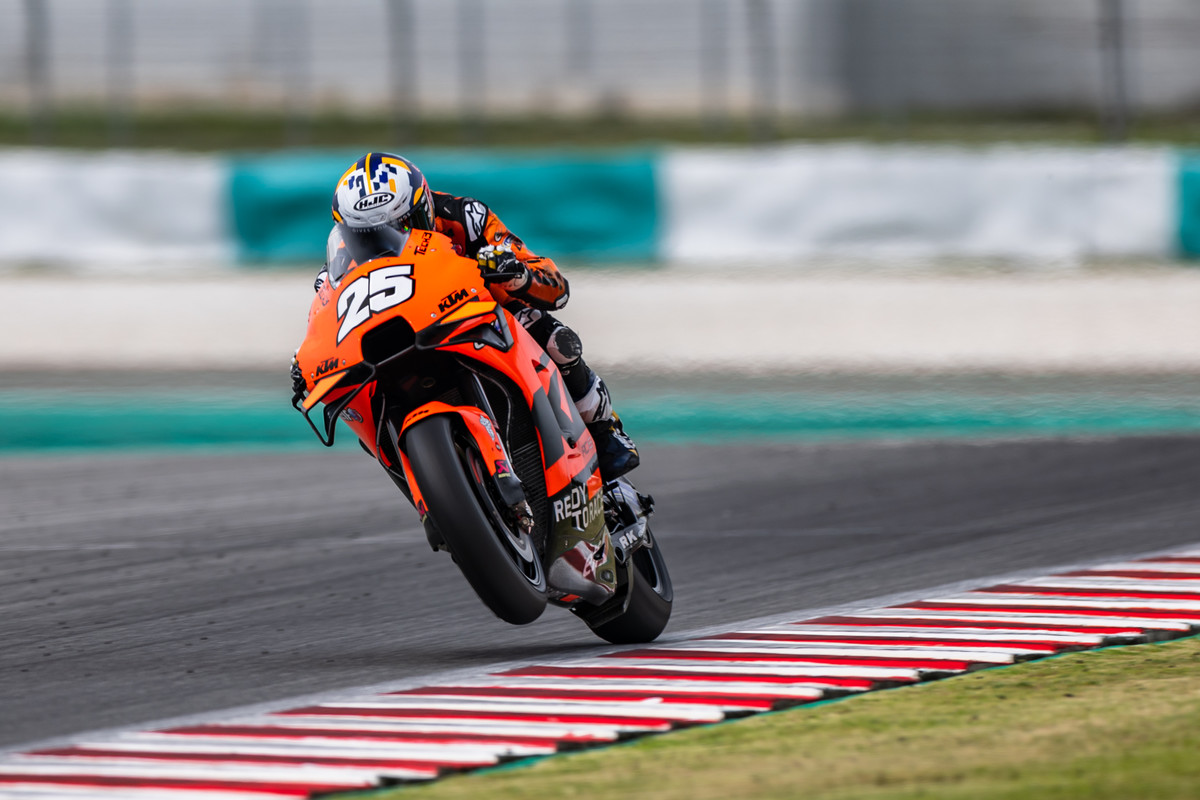 Raul Fernandez MotoGP 2022 pre-season test Sepang