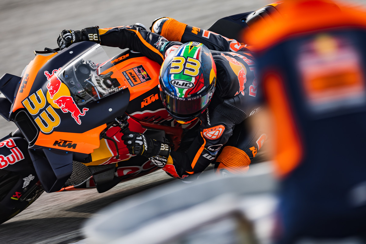 Brad Binder KTM MotoGP 2022 pre-season test Sepang