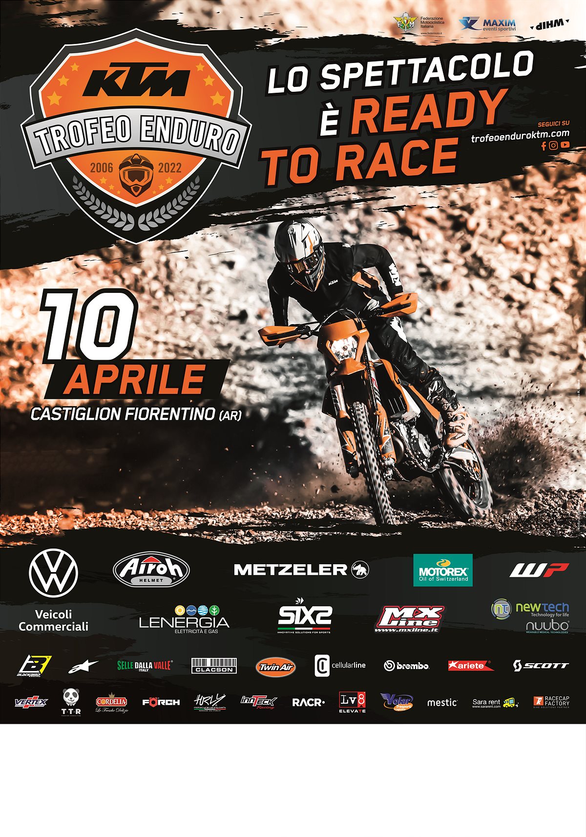 Poster KTM Trofeo Enduro 2022 Single Round-1 Print