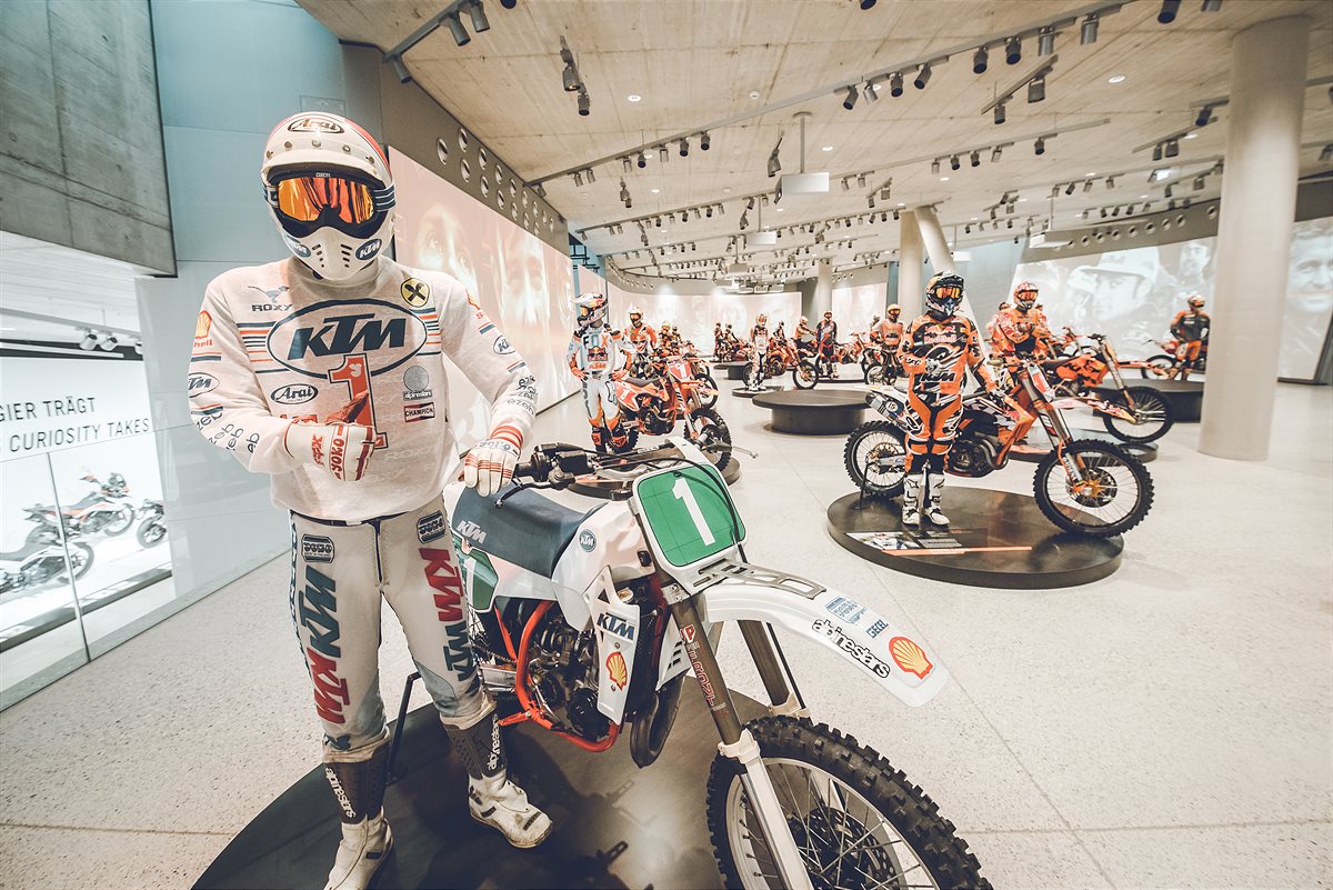 KTM Motohall Ausstellung