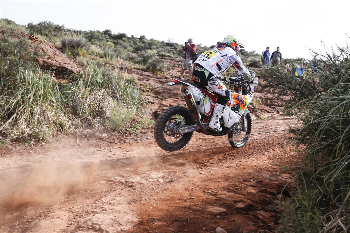 Laia Sanz KTM 450 RALLY Dakar 2016