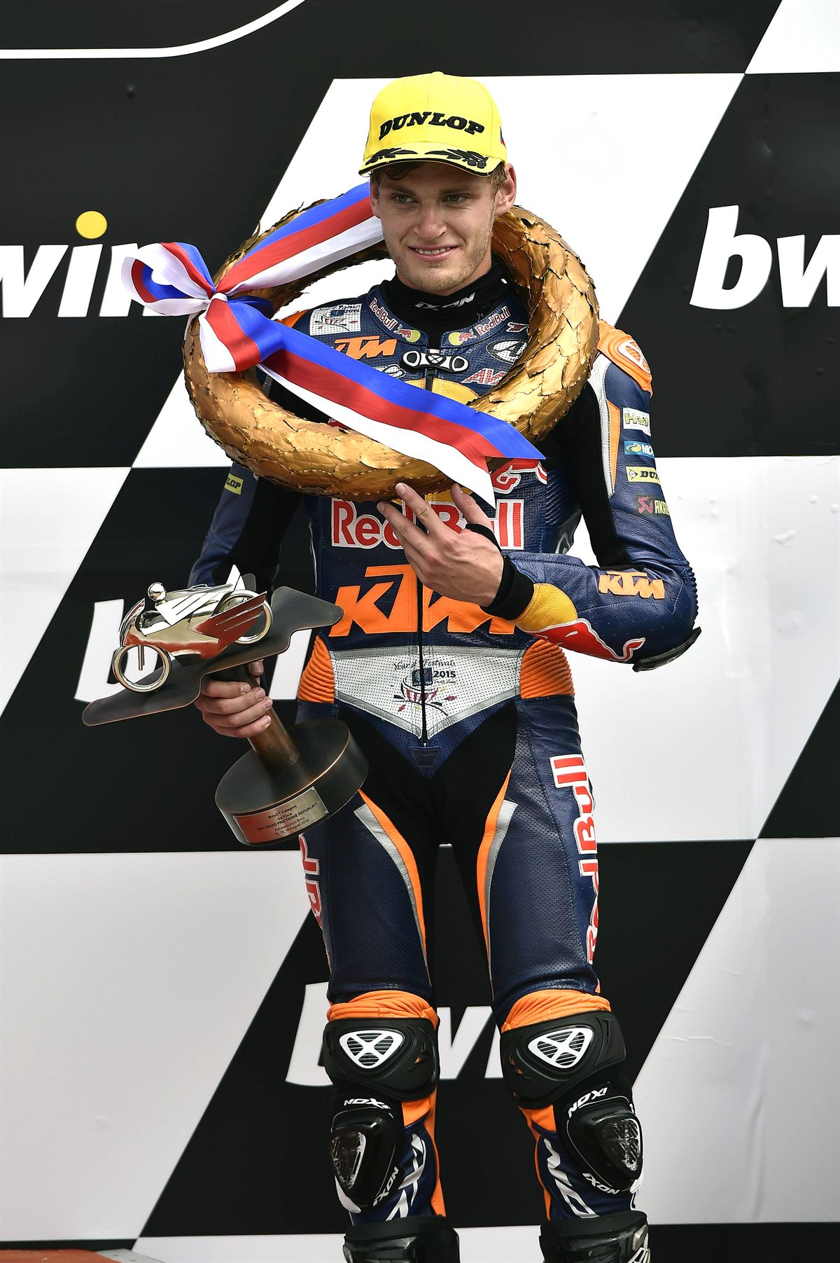 Brad Binder Podium Brno 2015