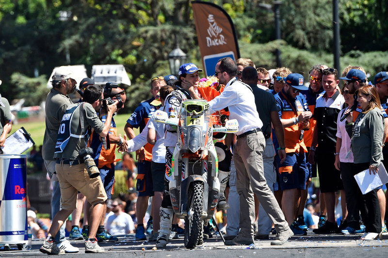 Laia Sanz KTM 450 RALLY Dakar 2016