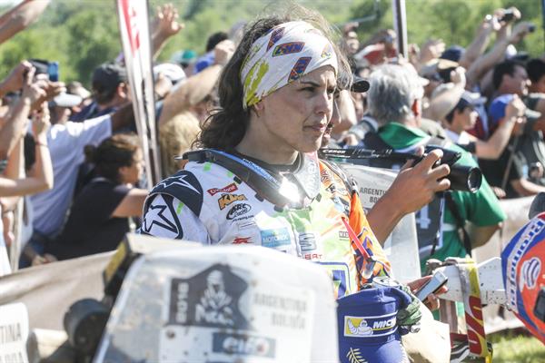 Laia Sanz KTM 450 RALLY Dakar 2016