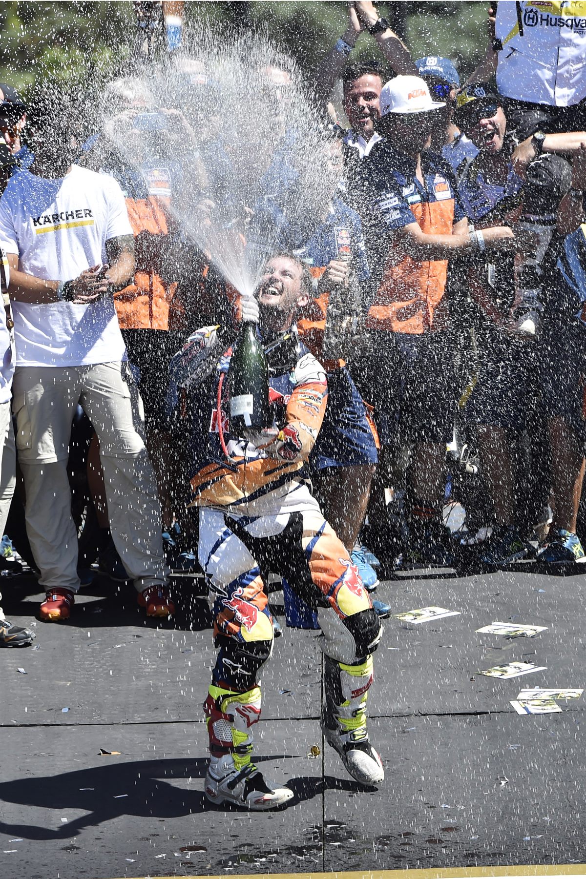 Toby Price Podium Dakar 2016