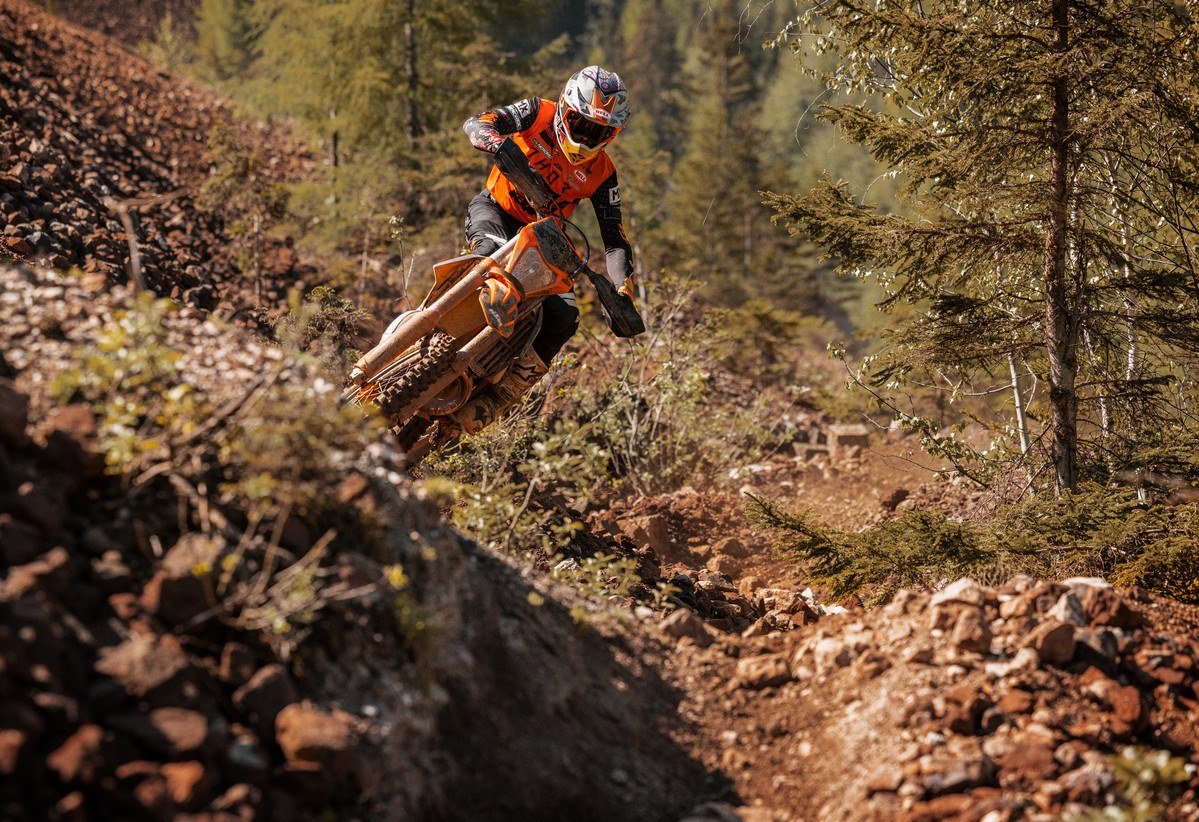 Check It Out Chris Birch Kailub Russell Take The New Ktm Xc W Erzbergrodeo For A Ride Up