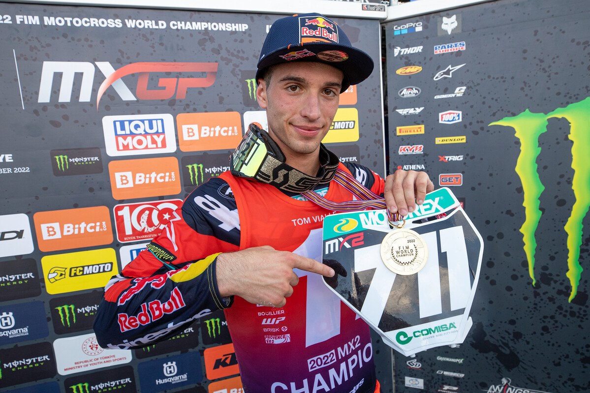 2022 MX2GP World Champion Tom Vialle 