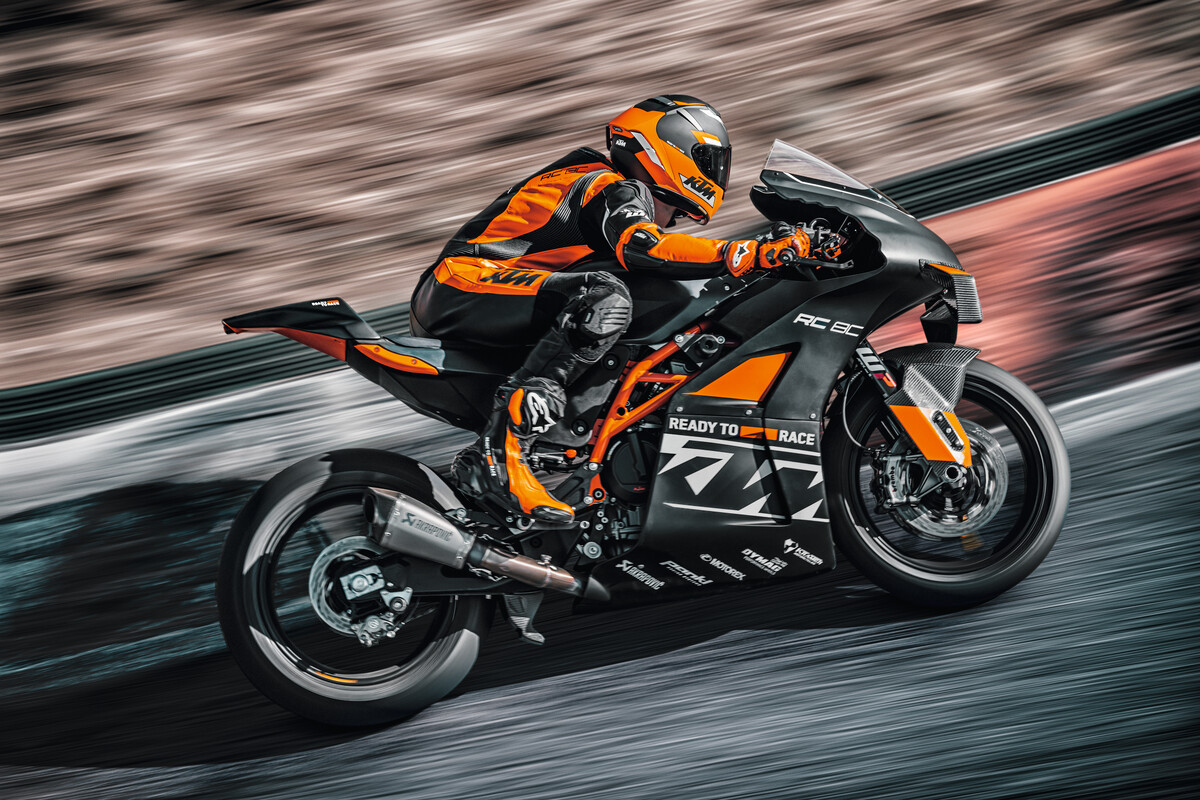 REVISED REWORKED AND READY TO RACE THE 2023 KTM RC 8C IS FIRED UP 