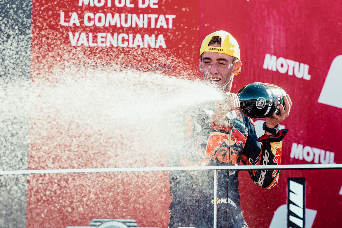 Pedro Acosta Moto2 2022 Valencia race