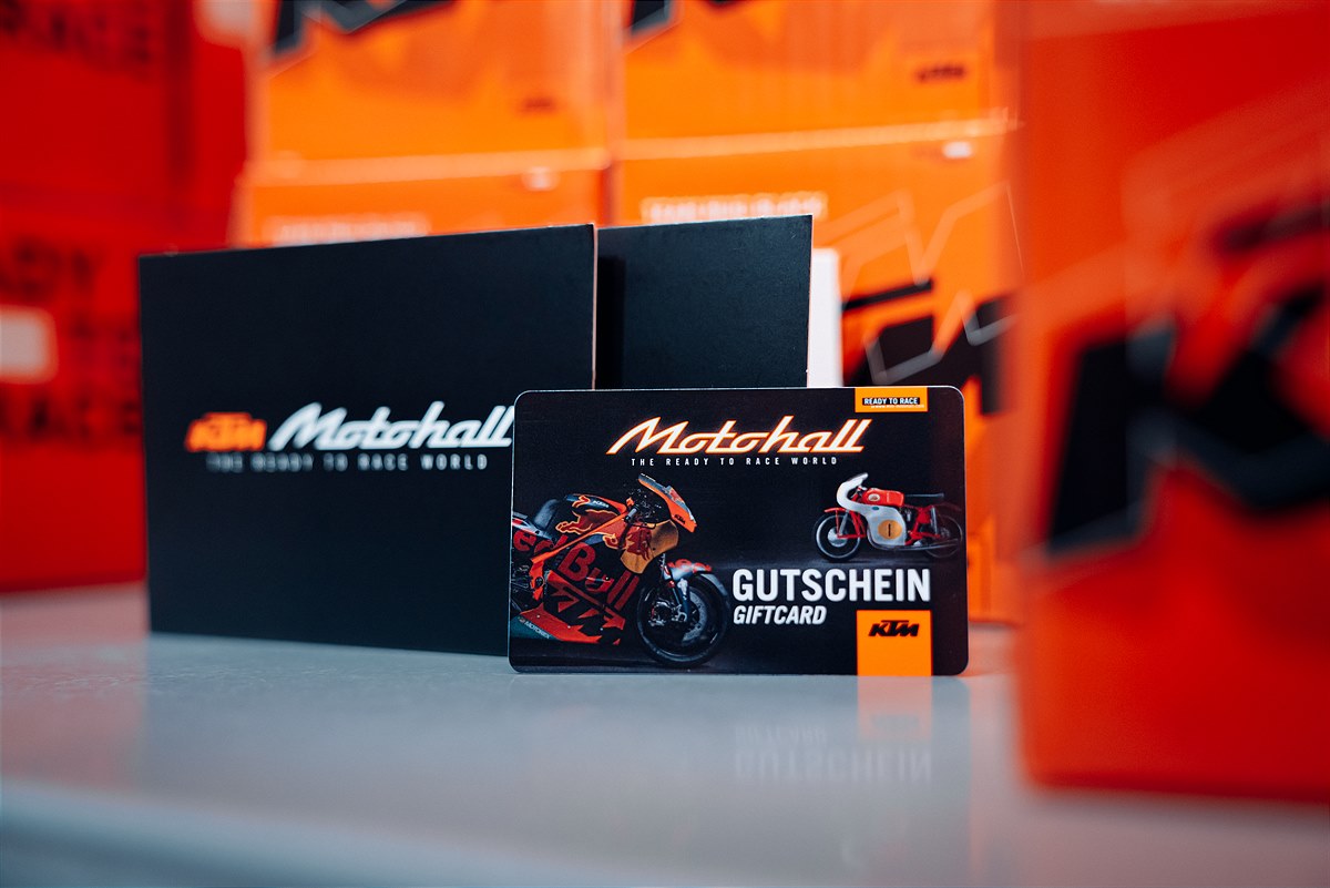 KTM Motohall Gutscheine schenken