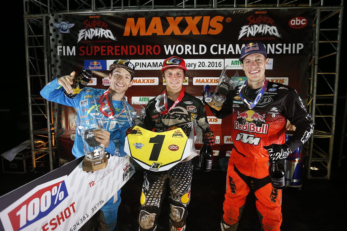 Jonny Walker & Cody Webb Podium Pinamar 2016