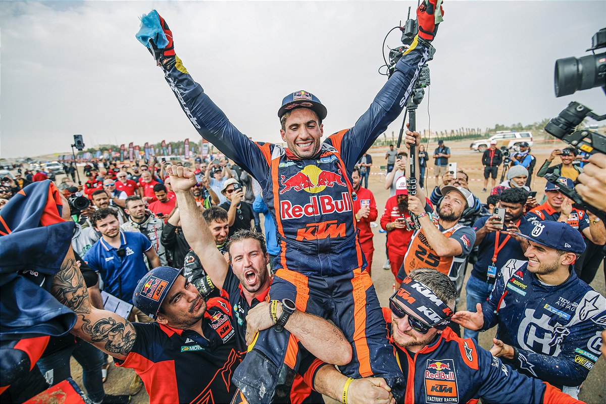 優勝したRed Bull KTM Factory Racingのケビン･ベナビデス
