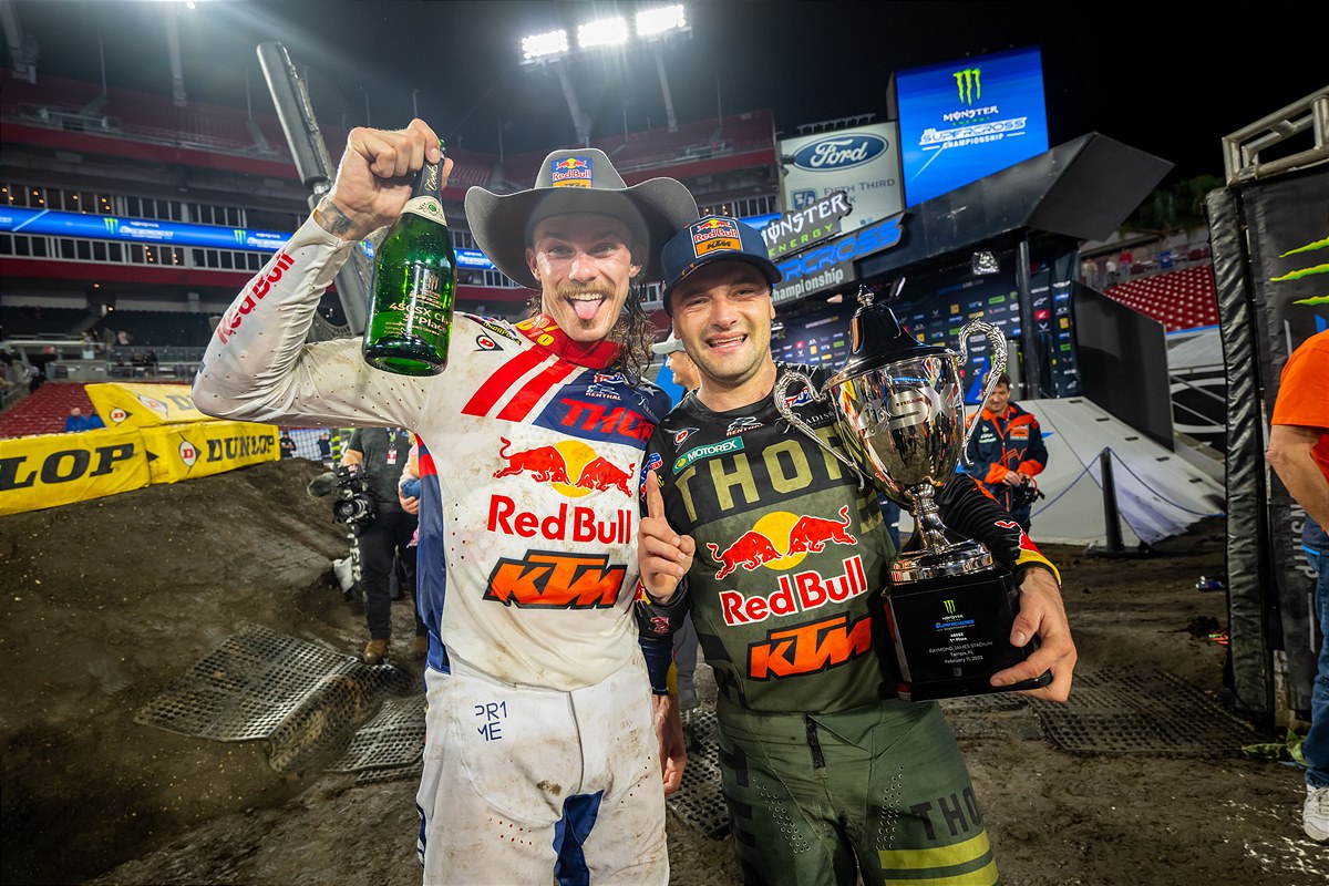 AARON PLESSINGER AND COOPER WEBB 