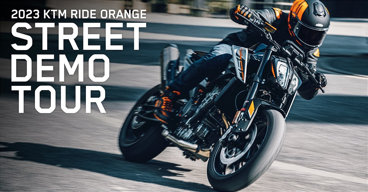 2023 KTM RIDE ORANGE STREET DEMO TOUR