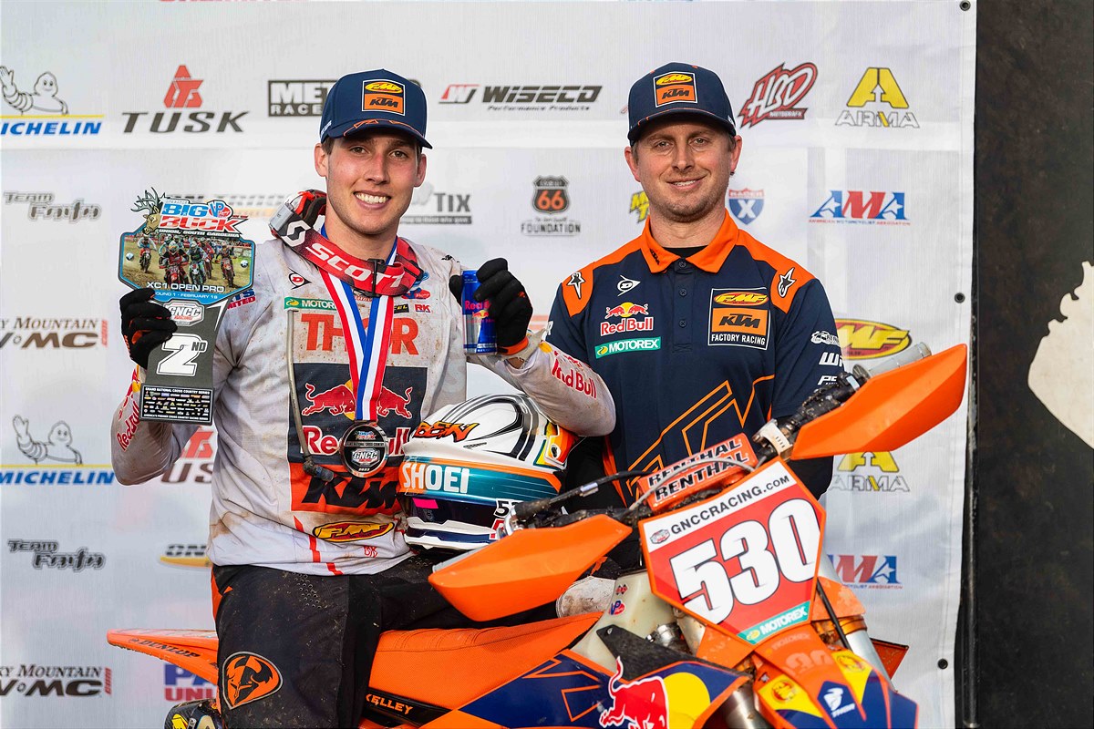 BEN KELLEY PODIUM - FMF KTM FACTORY RACING