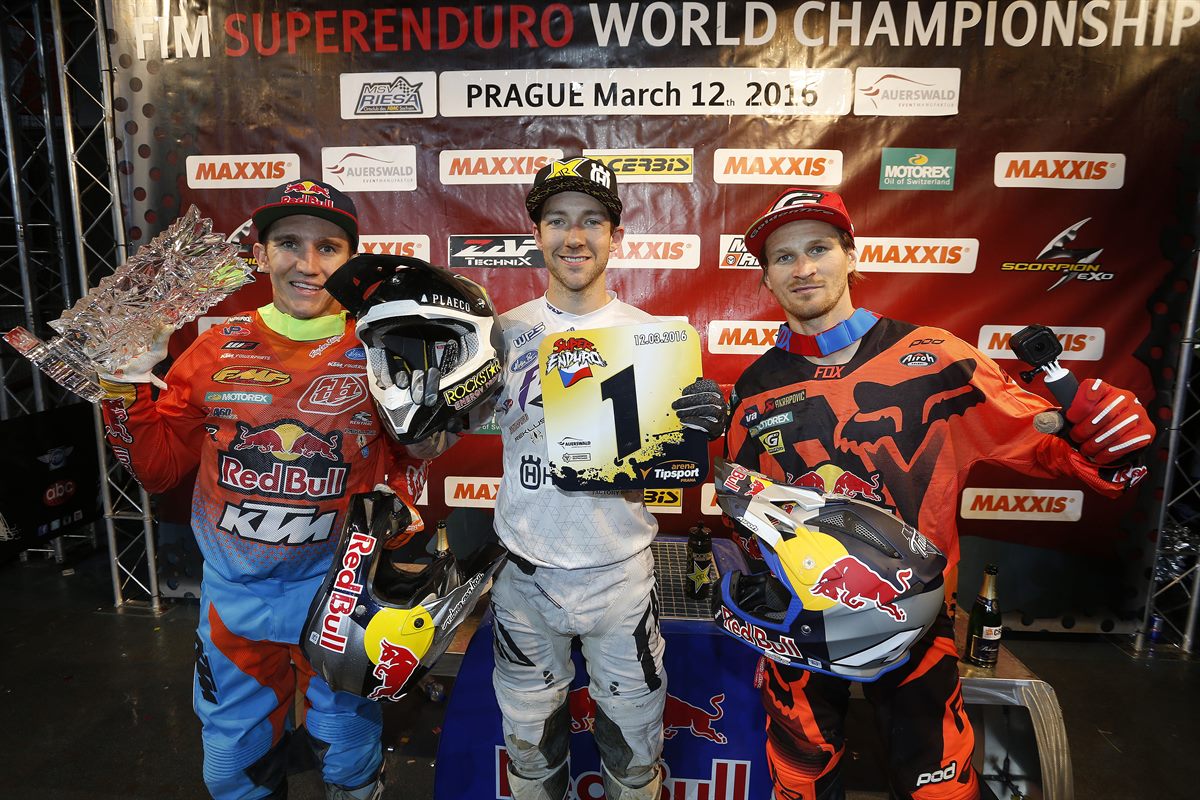 Taylor Robert & Taddy Balzusiak Podium Prague 2016