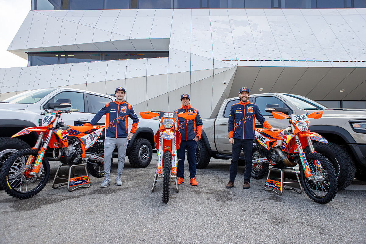 Red Bull KTM Factory Racing & RAM Trucks partnership