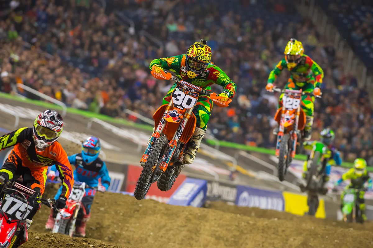 Shane McElrath & Alex Frye KTM 250 SX-F Detroit 2016