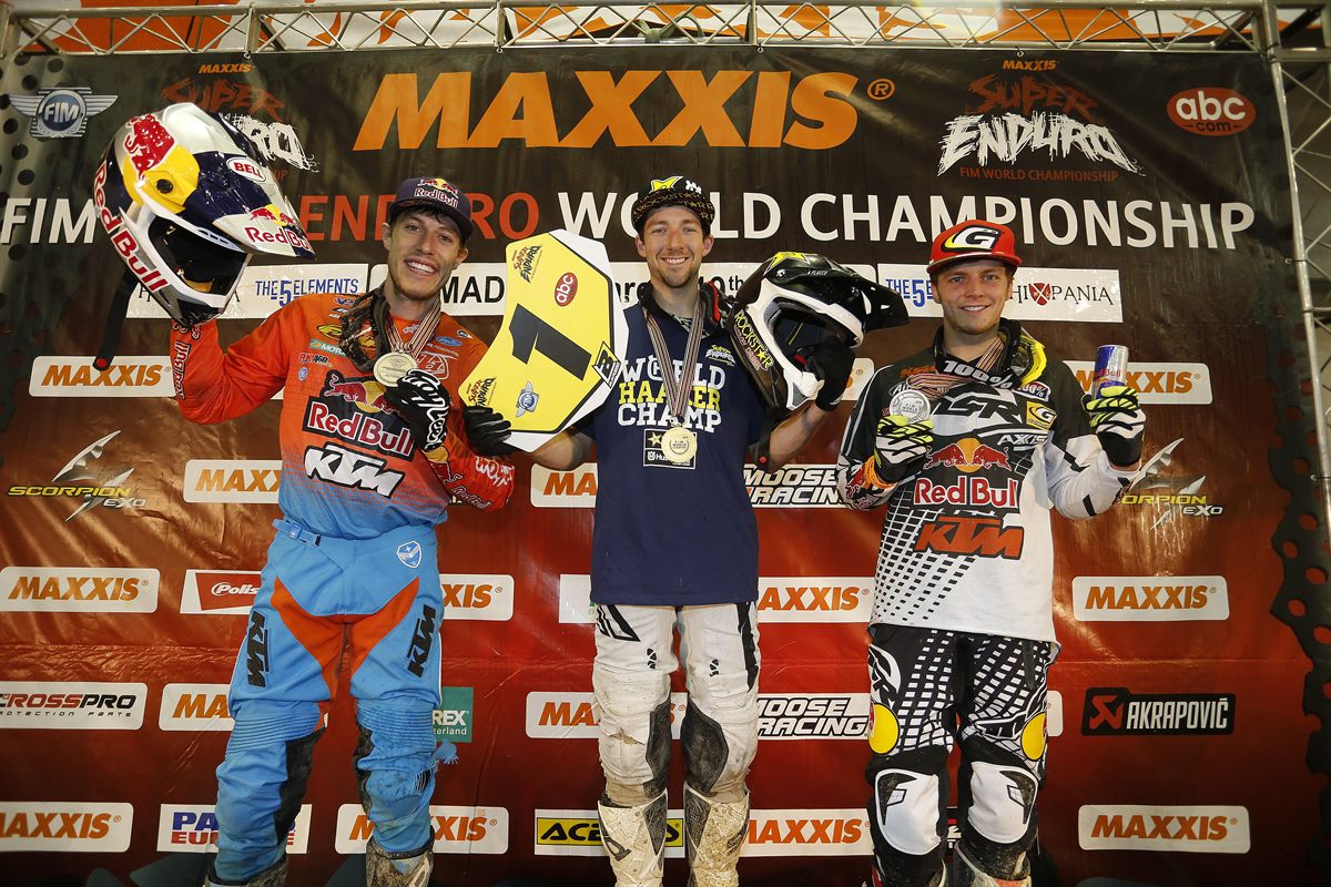 Cody Webb & Jonny Walker Podium Madrid 2016