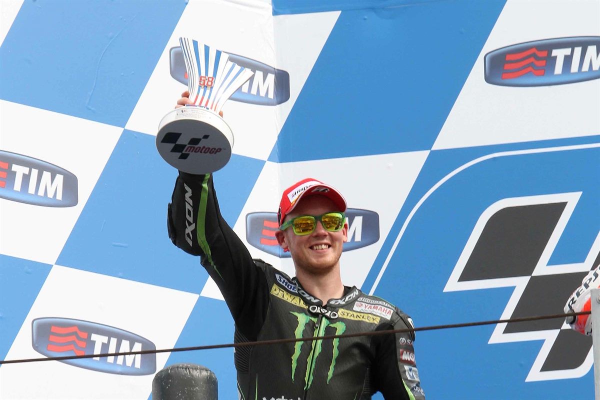 Bradley Smith Podium Misano 2015