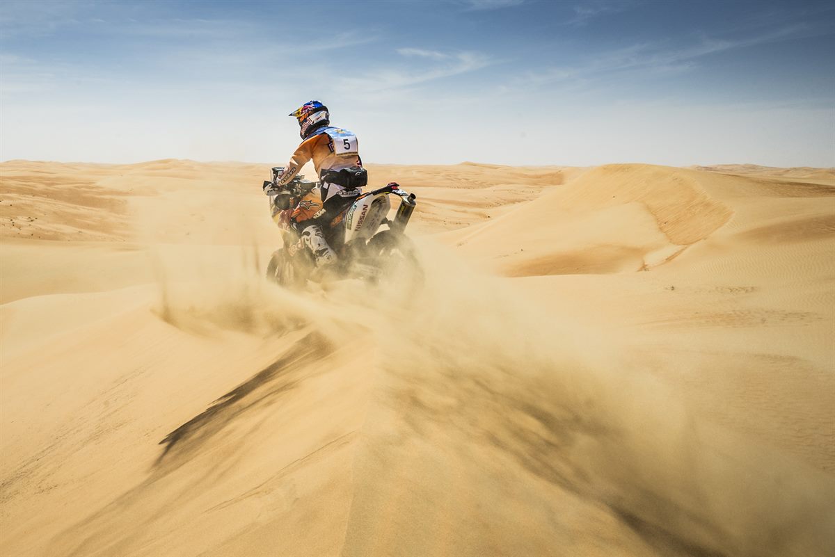 Toby Price KTM 450 RALLY Abu Dhabi 2016